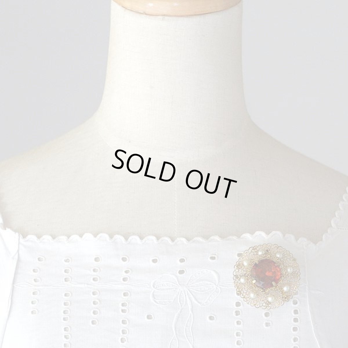 画像2: 英国1950-70sフィリグリー細工花ブローチ    (2)