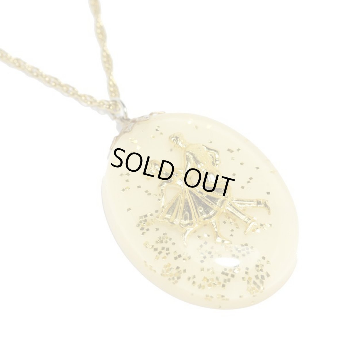 画像3: 〈イギリス〉1950-70年代 優雅にダンスをする貴族のコンフェッティネックレス  (3)