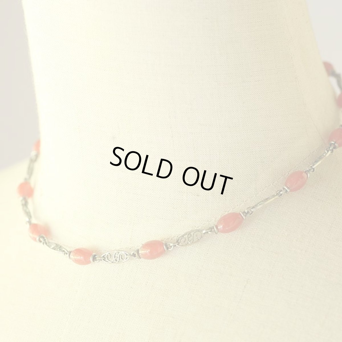 画像4: 〈英国〉ヴィクトリア時代フィリグリー細工とガラスネックレス (4)