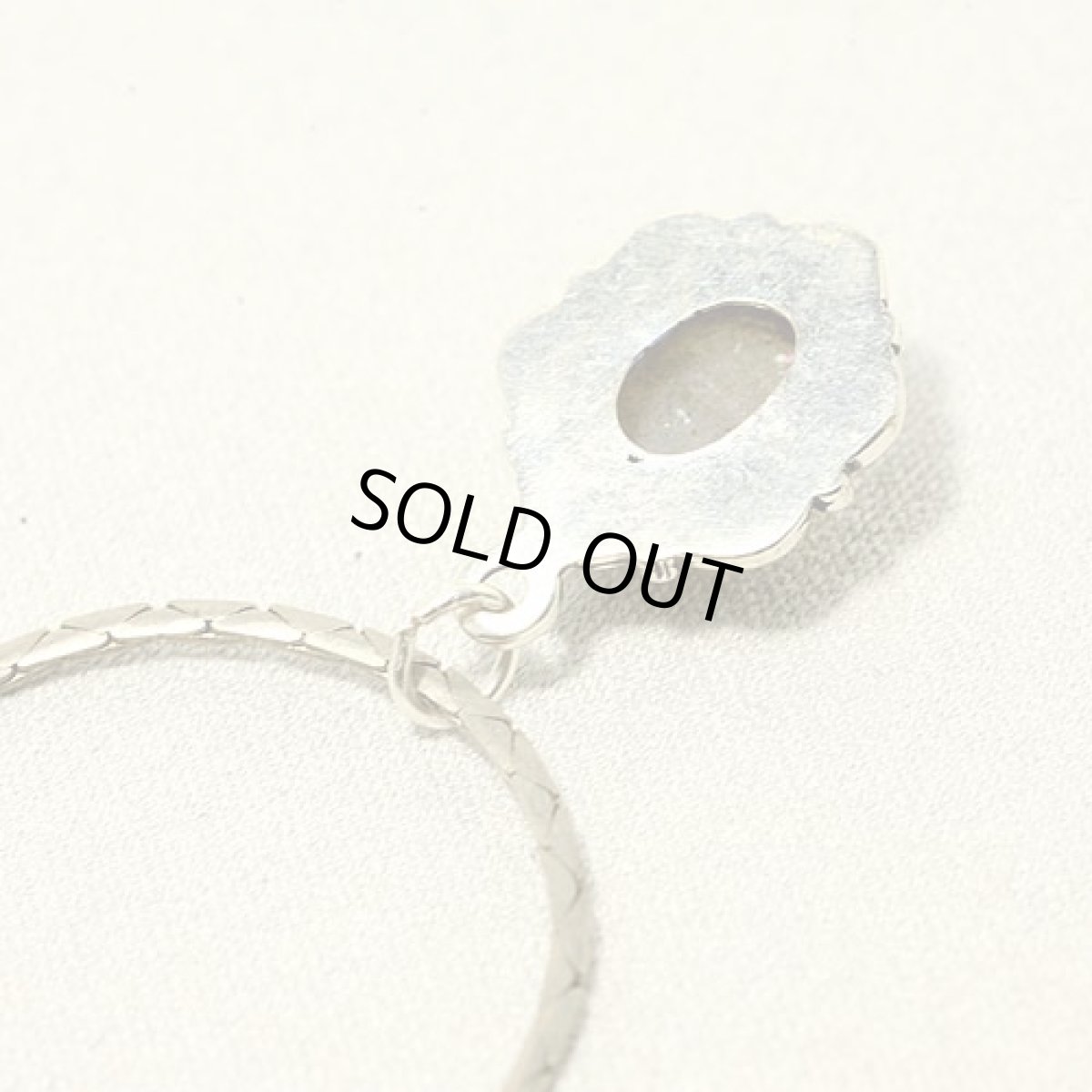 画像6: 〈スターリングシルバー〉ラブラドライト天然石アンティークネックレス (6)