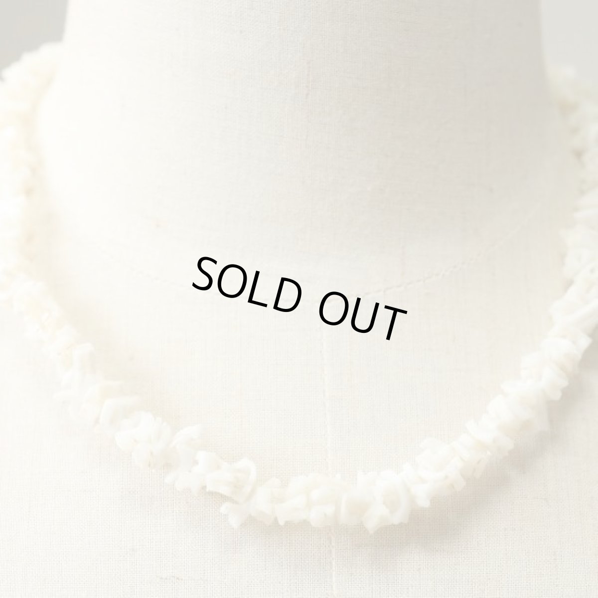 画像8: 〈イギリス〉1950年代 天然貝シェルのホワイトネックレス (8)