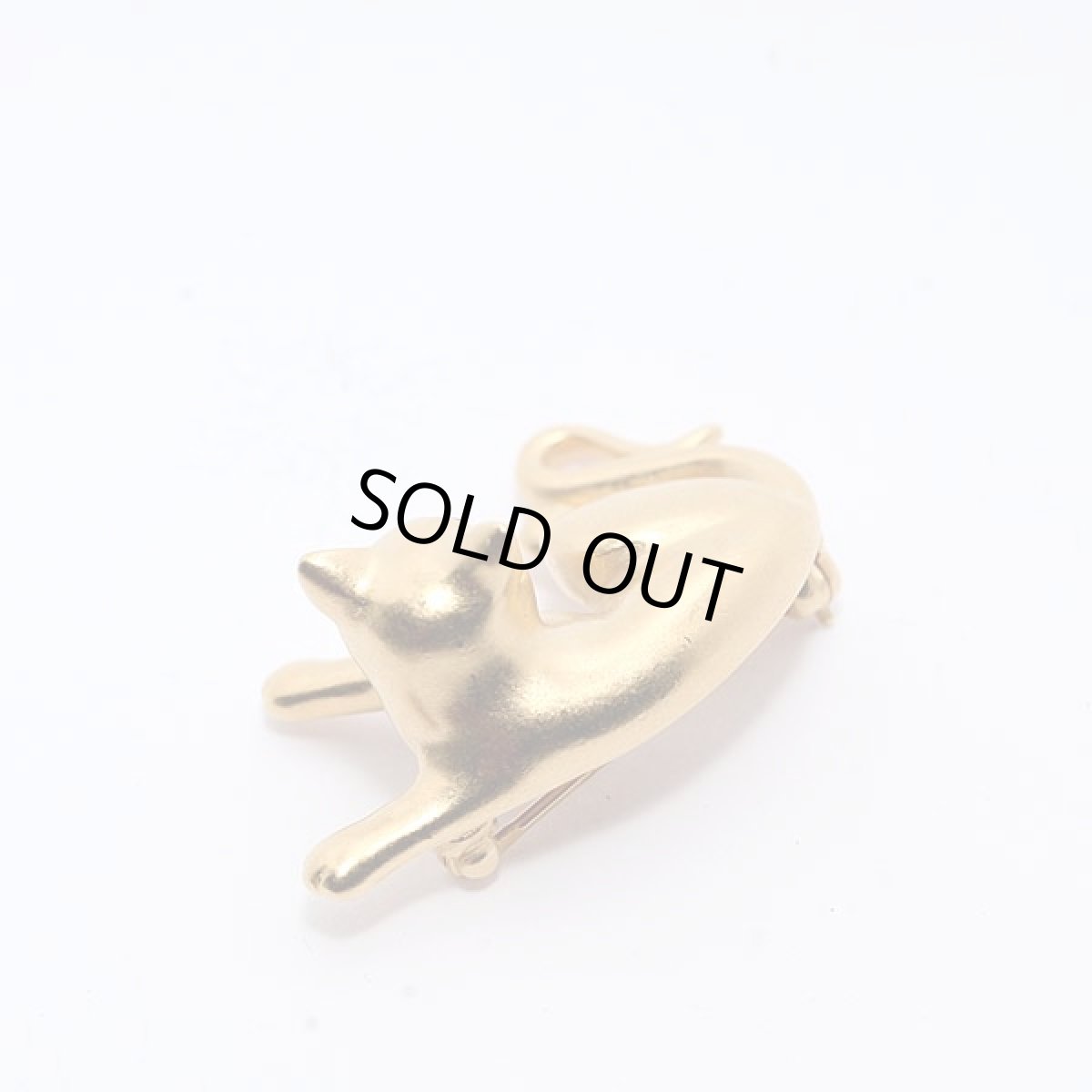 画像6: 〈Carolee〉1970年代 寝そべりネコのブローチ  (6)