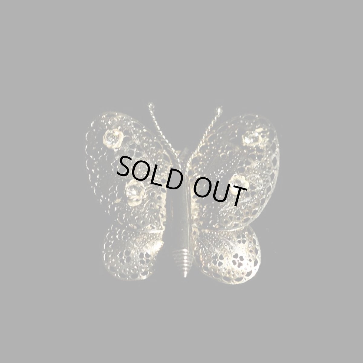 画像7: 〈イギリス〉1950-60s透かし細工の蝶ネックレス＆ブローチ2WAY (7)