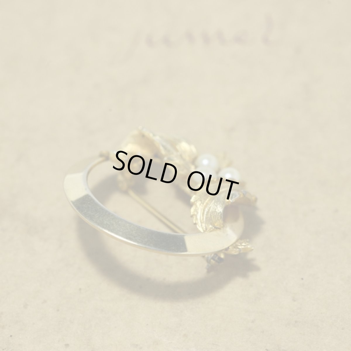 画像6: SARAH COV サラコベントリー1960-70s フラワーリース ヴィンテージブローチ (6)