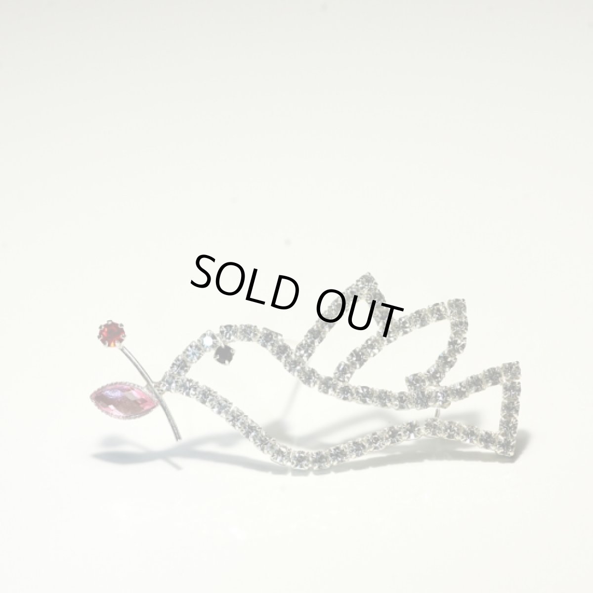 画像3: 〈イギリス〉1950年代 幸せを運ぶラインストーンの鳥ブローチ (3)