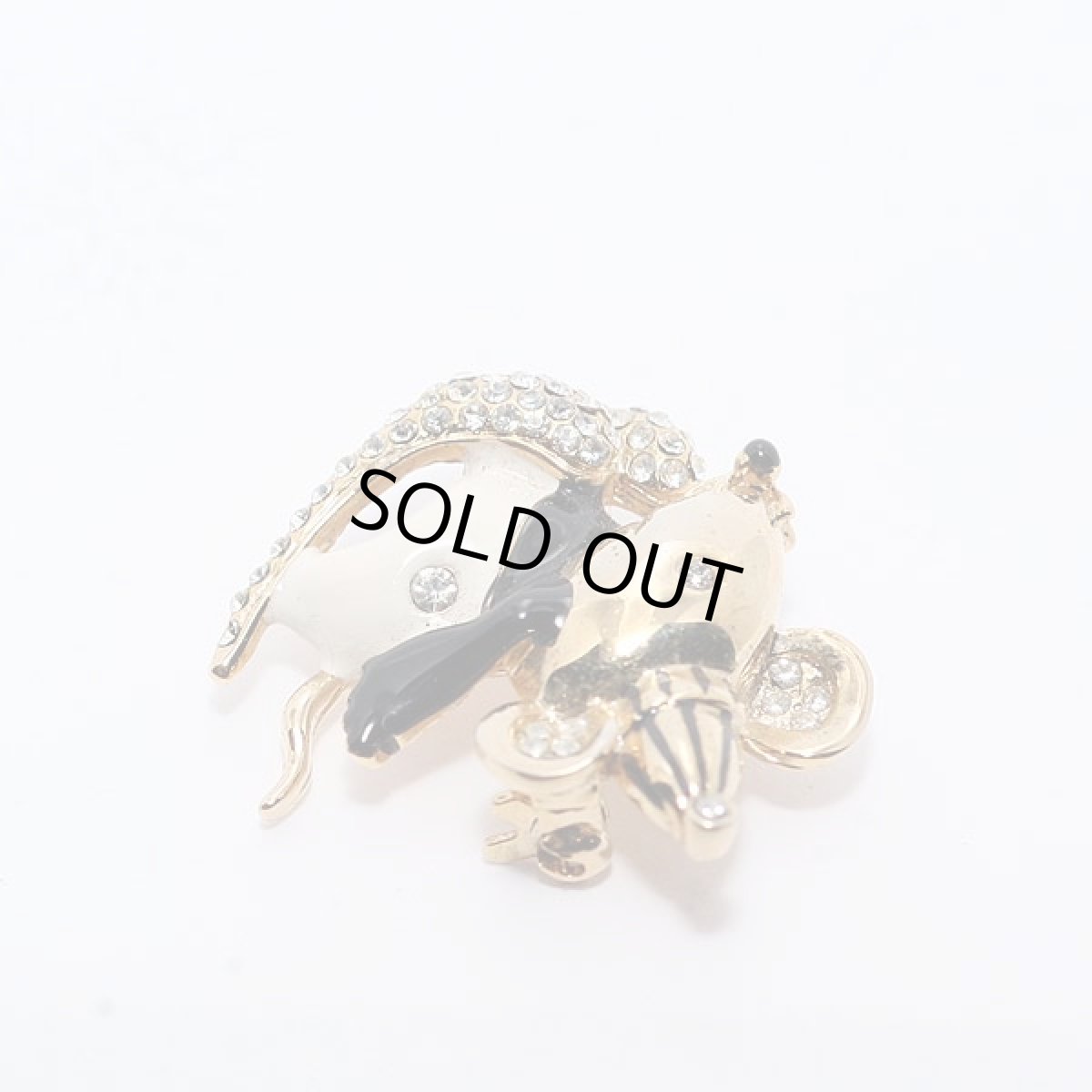 画像5:   〈英国〉1970年代 スキーをするネズミのブローチ  (5)