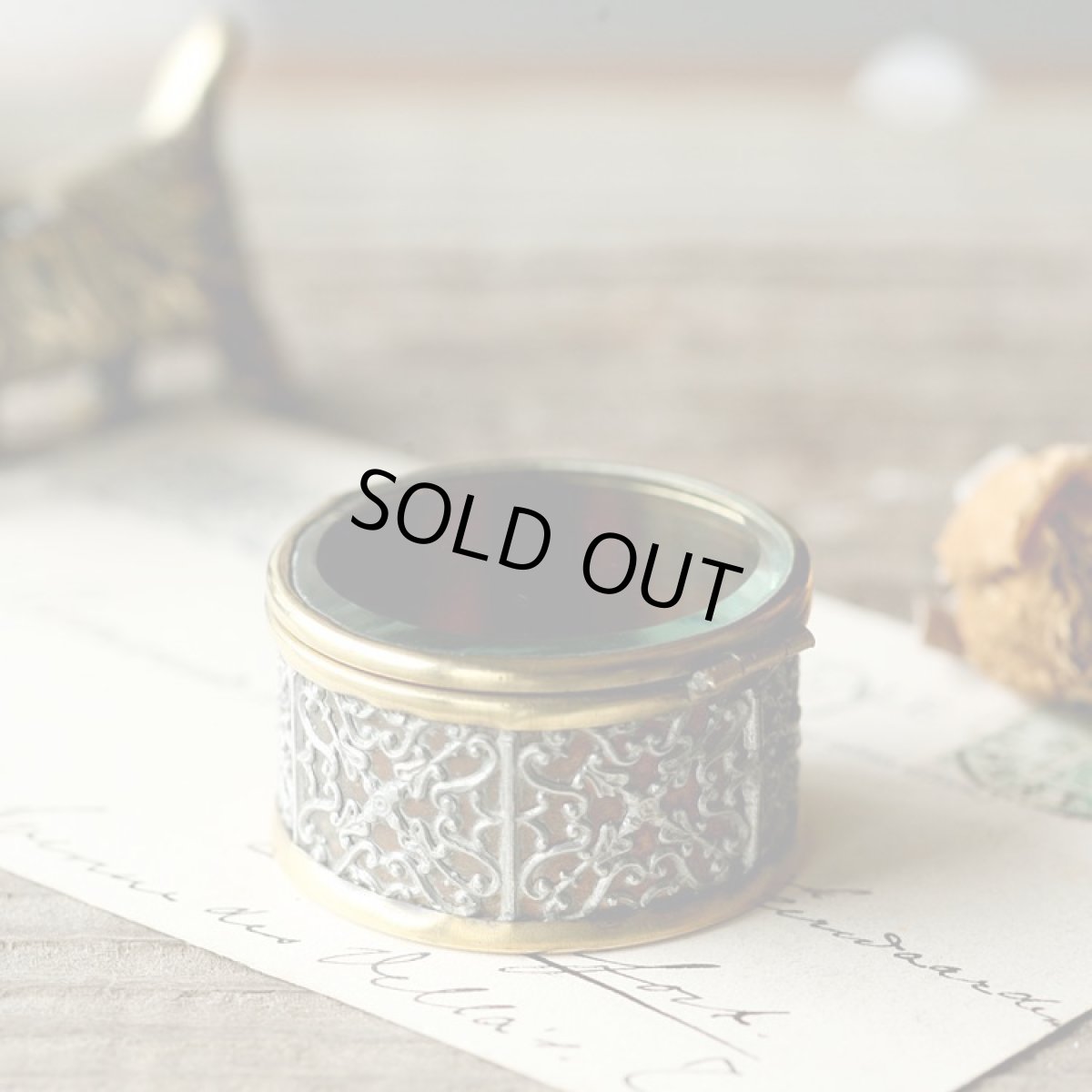 画像2: 〈イギリス〉1900年代フィリグリー細工の美しい小物入れ (2)