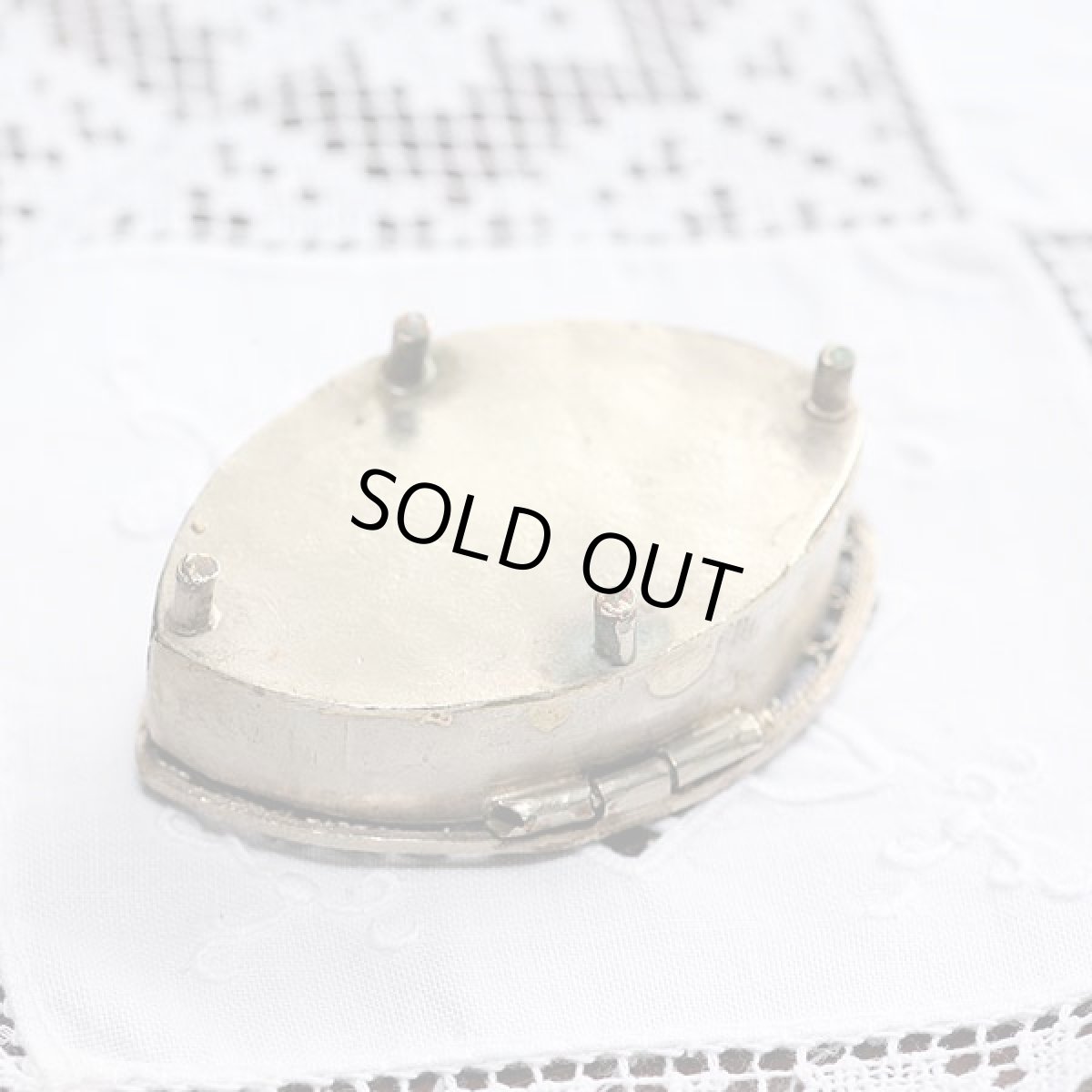 画像12: 〈英国銀器〉1940年代 繊細なフィリグリー細工のケース (12)