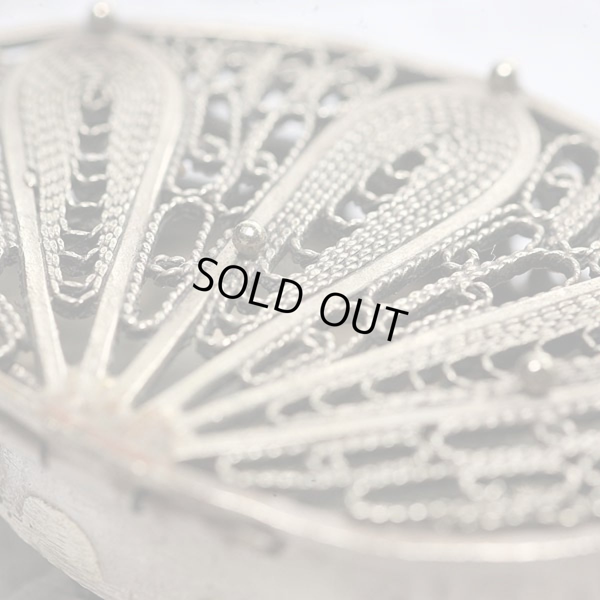 画像7: 〈英国銀器〉1940年代 繊細なフィリグリー細工のケース (7)