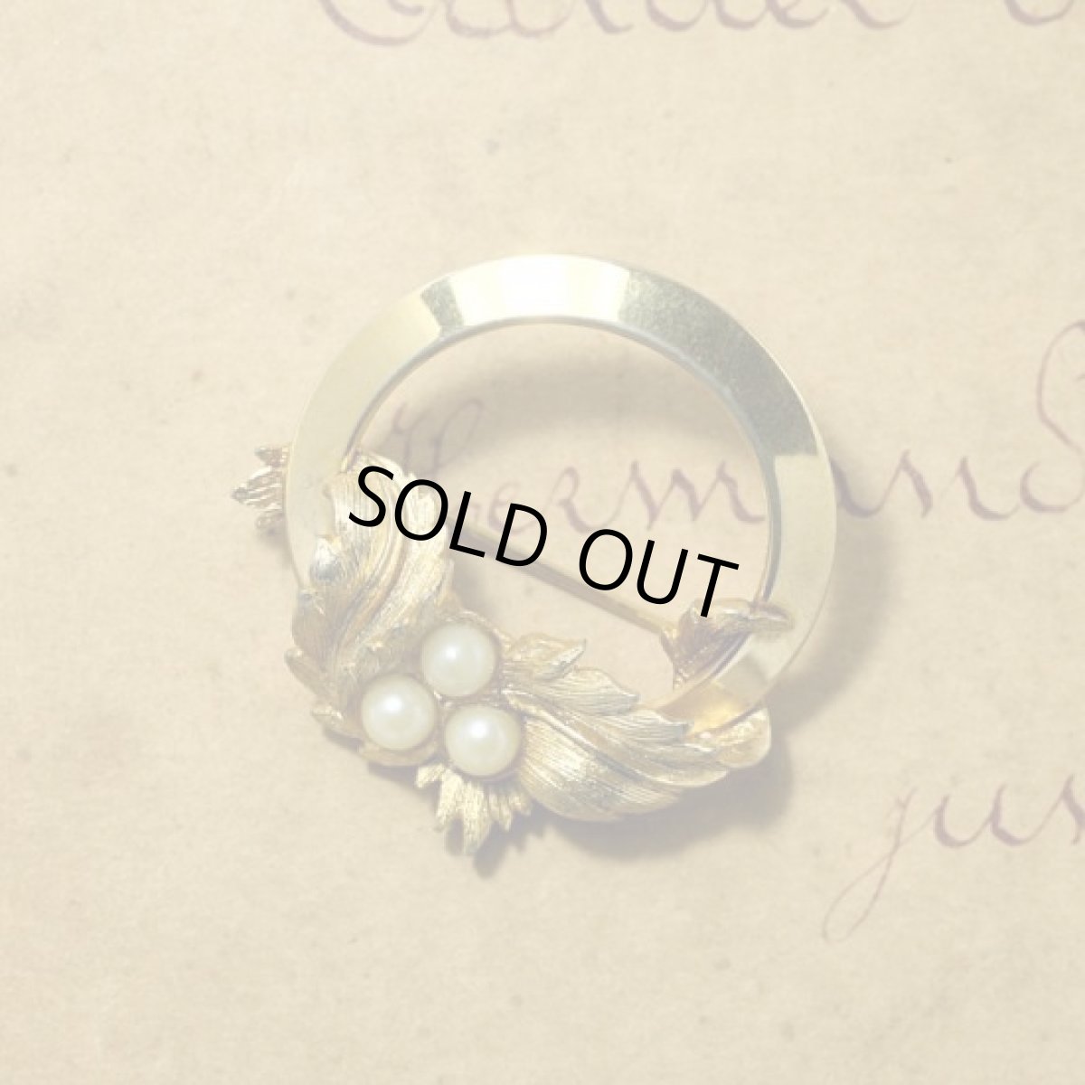 画像3: SARAH COV サラコベントリー1960-70s フラワーリース ヴィンテージブローチ (3)