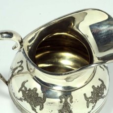 画像9: 〈英国銀器〉1920年代 美しい優雅な銀細工のジャグ (9)