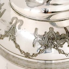 画像5: 〈英国銀器〉1920年代 美しい優雅な銀細工のジャグ (5)