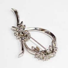 画像10: 1950-70ｓフィギュラルジュエリー花ブローチSigned jewelry (10)