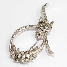 画像9: 1950-70ｓフィギュラルジュエリー花ブローチSigned jewelry (9)