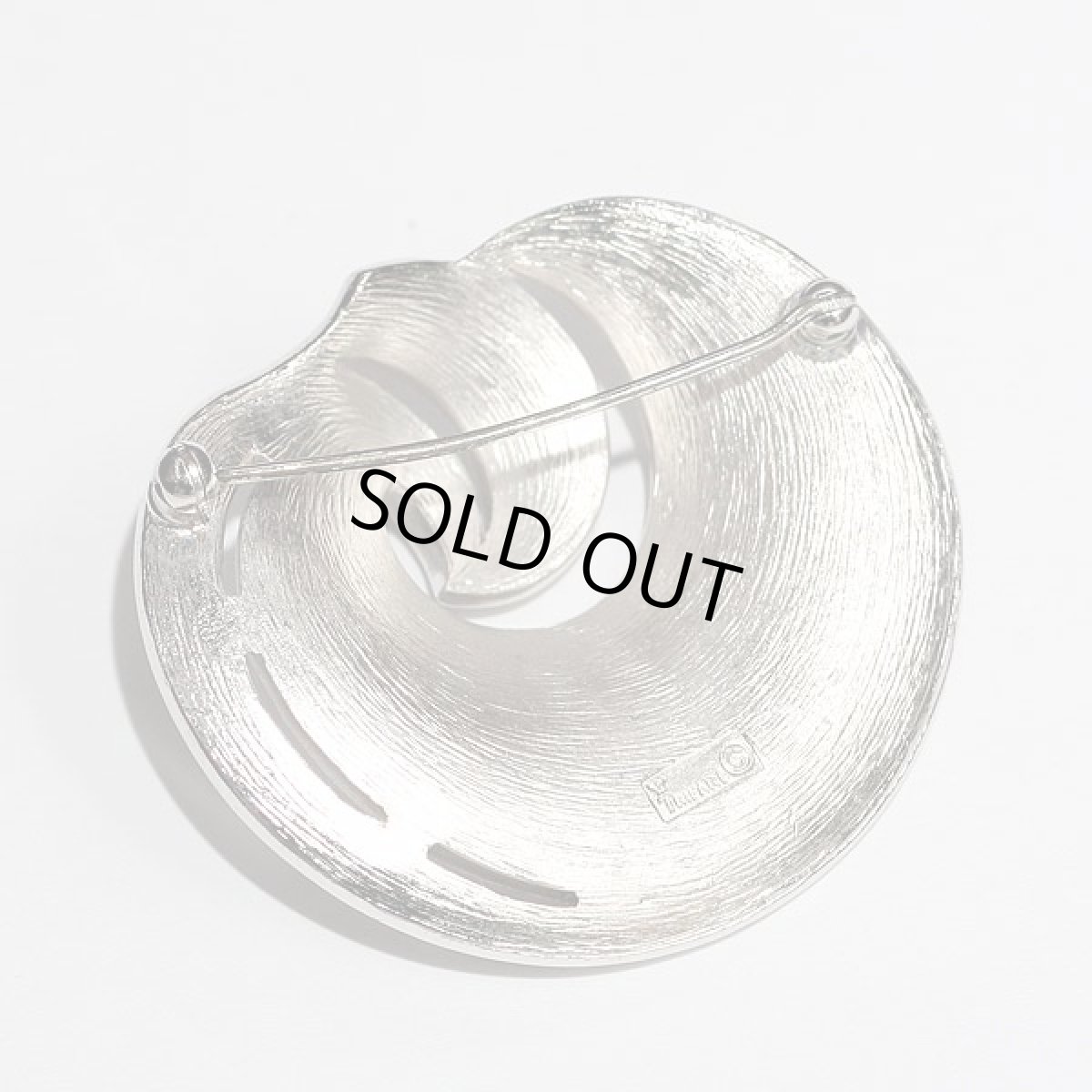 画像13: 〈TRIFARI〉トリファリ1960-70sシルバープレートのデザインブローチ (13)