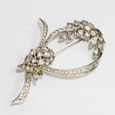 画像7: 1950-70ｓフィギュラルジュエリー花ブローチSigned jewelry (7)