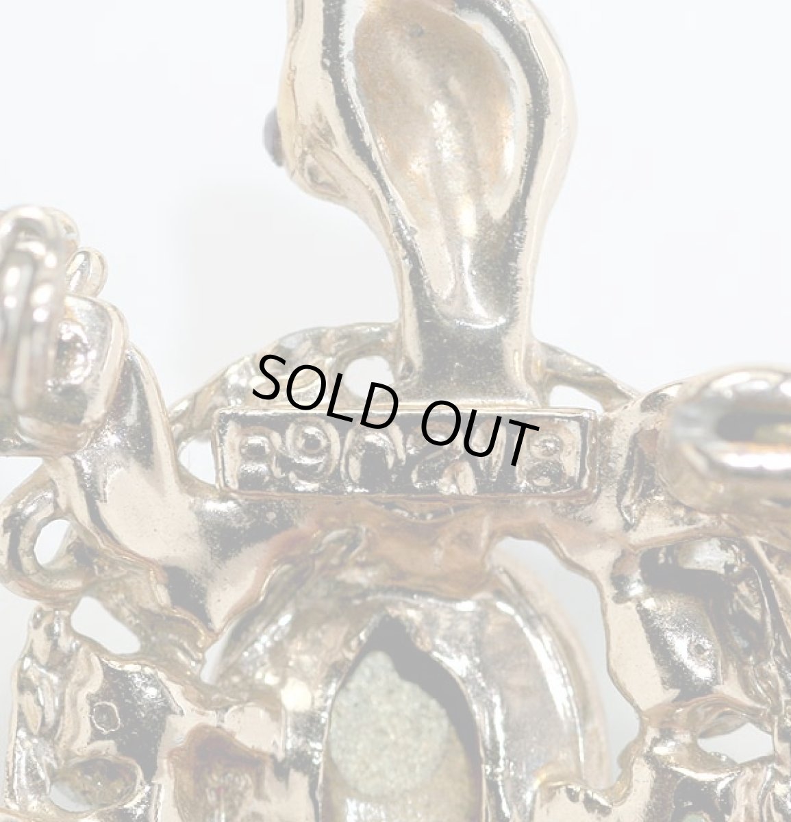 画像7: 英国1950-70ｓオーロラ加工と透かし細工のカメブローチ (7)