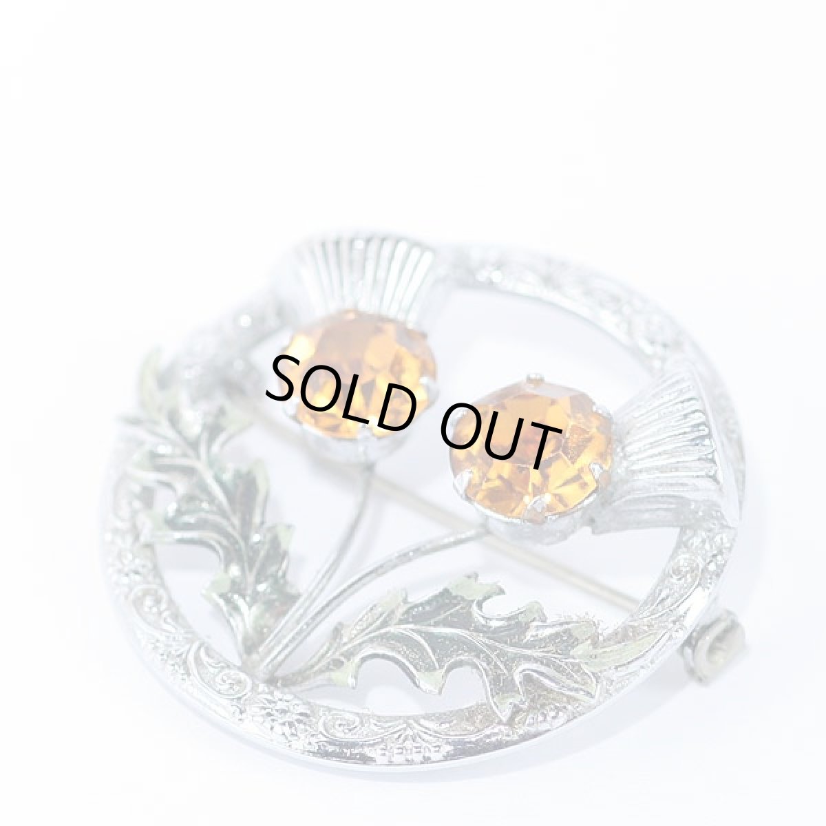 画像2: 〈MIZPAH〉1960sスコットランドの国家アザミブローチ (2)