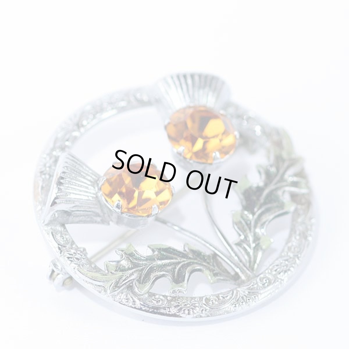 画像3: 〈MIZPAH〉1960sスコットランドの国家アザミブローチ (3)