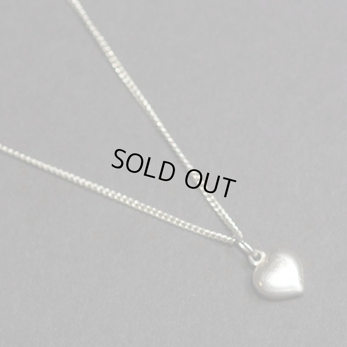 画像6: 1920-30ｓ 純銀シルバー 刻印835 小さなハートのペンダントネックレス (6)