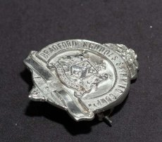 画像5: 1928年バーミンガム 純銀 ホールマーク 紋章アンティークジュエリーブローチ (5)