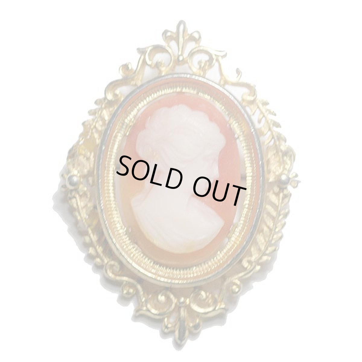 画像7: 〈Exquisite 〉英国1950年代 美しいコスチュームジュエリー カメオブローチ (7)