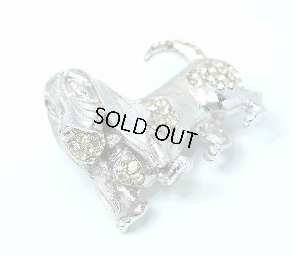 画像4: 英国1960ｓ  バセットハウンド犬ブローチ (4)