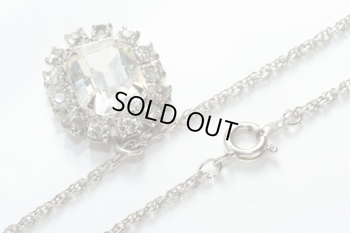 画像7: イギリス 1960-70s ラインストーンの輝くネックレス  (7)