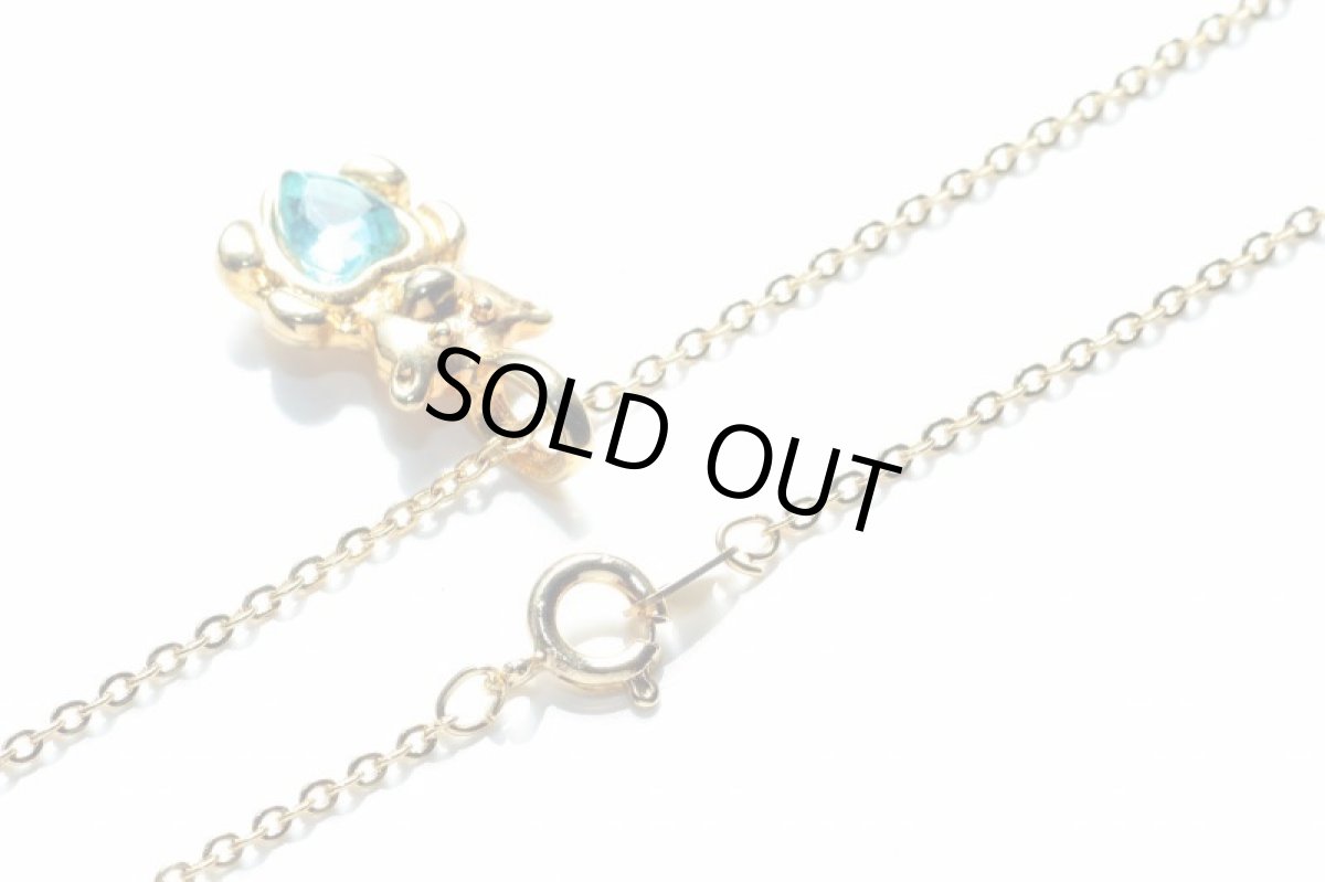 画像6: 1950-1970ｓイギリステディベア(くま)のハートペンダント  ヴィンテージネックレス (6)