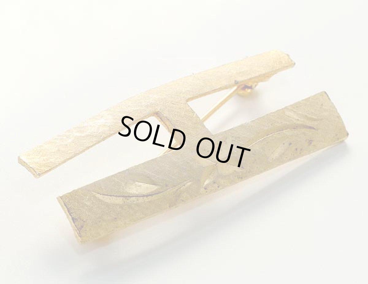 画像5: MAMSELLE1960年代 アルファベットブローチ(H)ヴィンテージジュエリー (5)