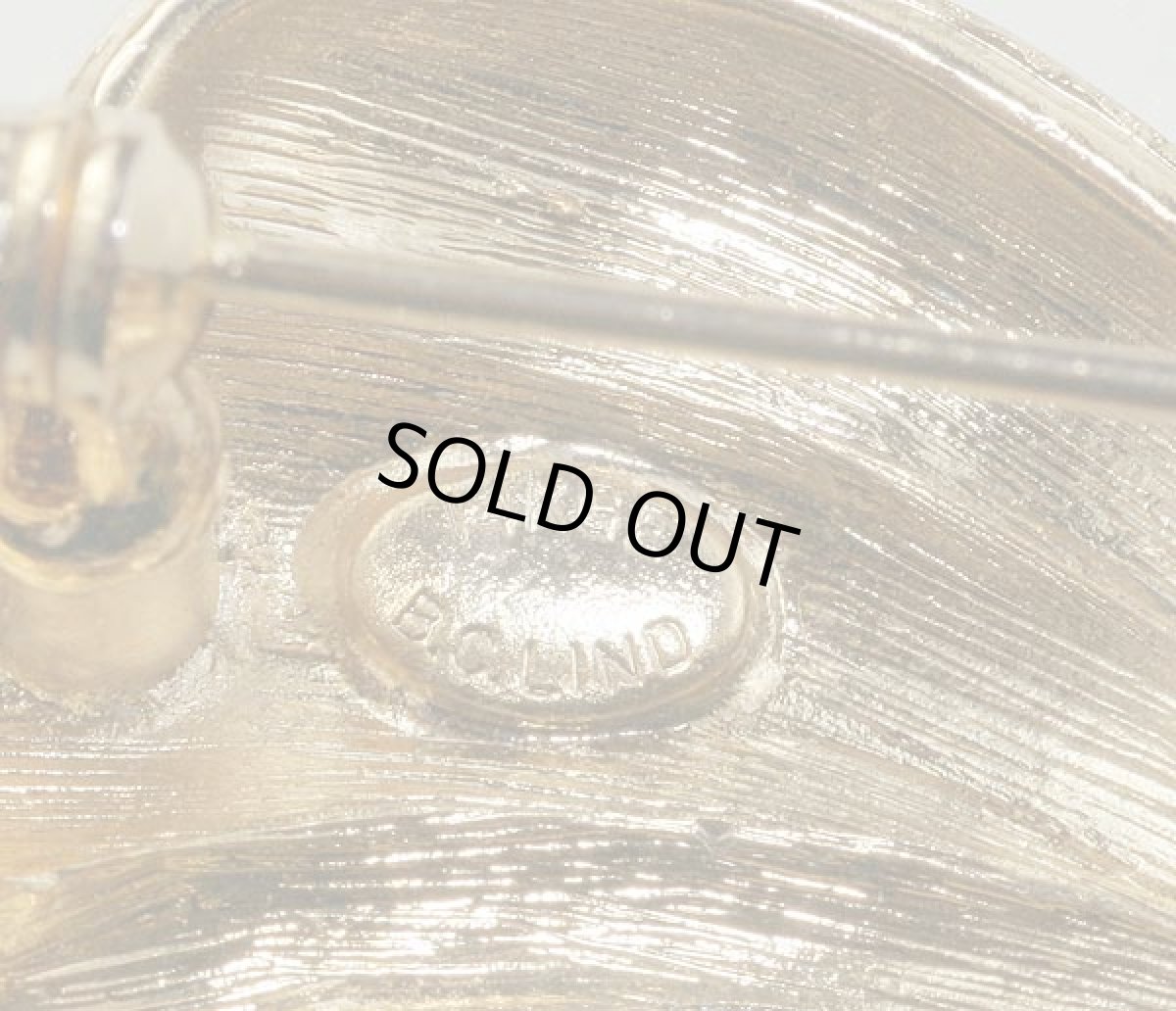 画像7: 〈B.C.LIND〉1950-1970s14K リボンと揺れるローズのブローチ (7)