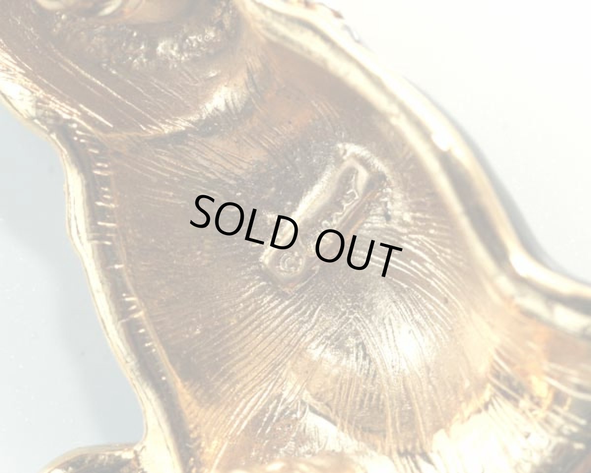 画像7: 〈MONET〉モネ1960-70ｓエナメルの黒猫ブローチ (7)