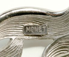 画像7: 〈MONET〉モネ1950s シルバープレートのコスチュームジュエリーブローチ (7)