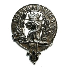 画像1: 1950-60s スコットランドの紋章ヴィンテージジュエリーブローチ (1)