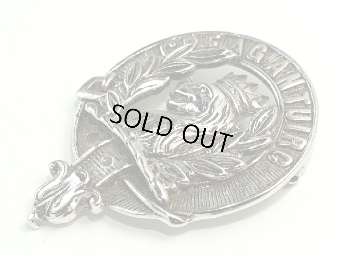 画像6: 1950-60s スコットランドの紋章ヴィンテージジュエリーブローチ (6)