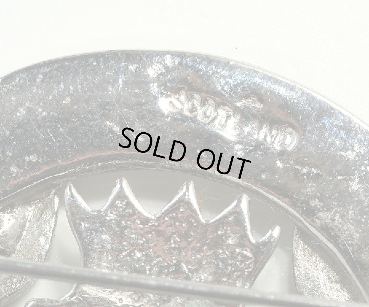 画像3: 1950-60s スコットランドの紋章ヴィンテージジュエリーブローチ (3)