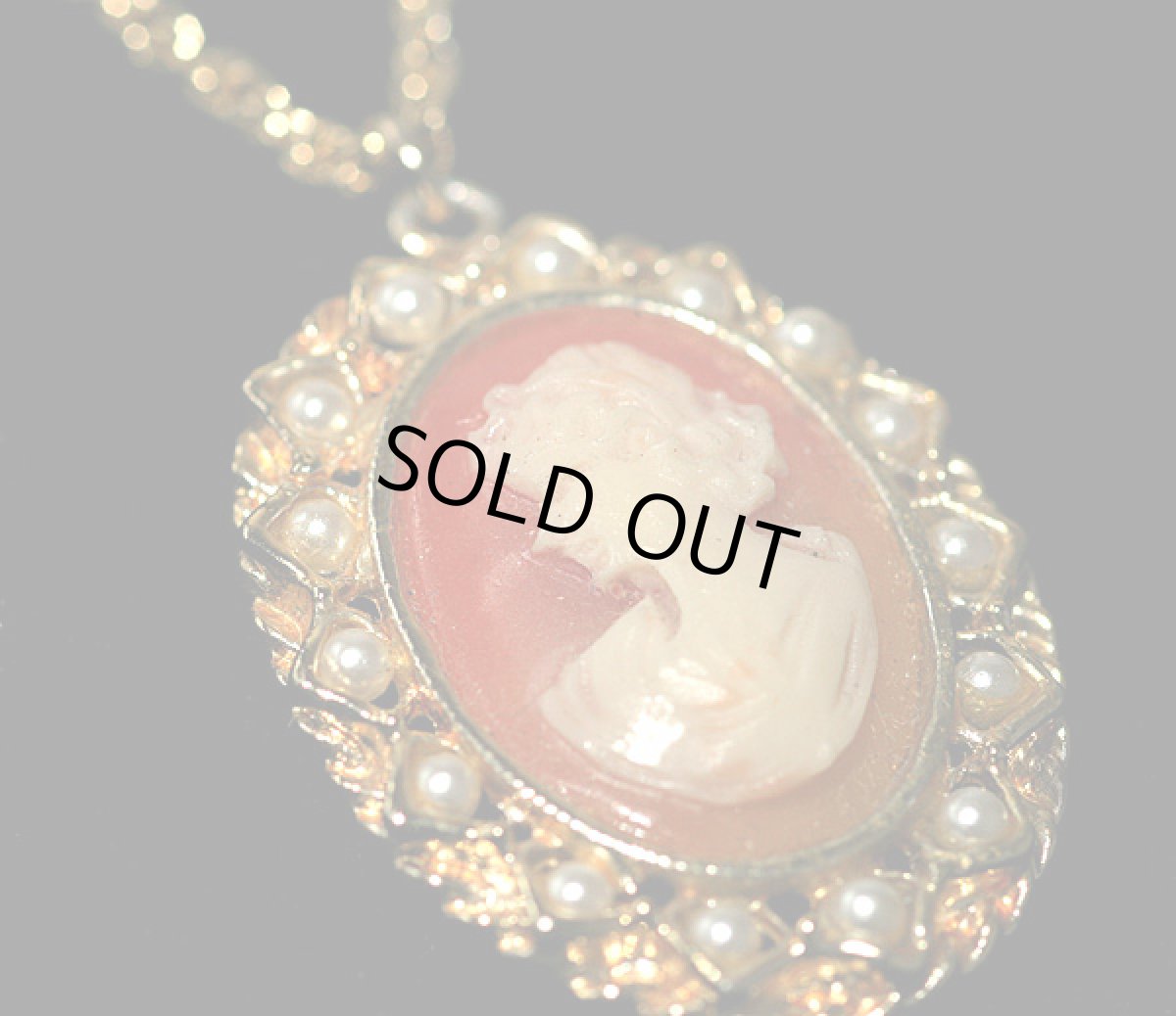 画像11: 1960-80's 美しいモールドカメオ　ヴィンテージネックレス  ジュエリー (11)