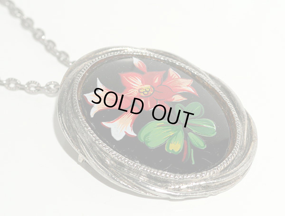 画像4: 1950-1970ｓ ハンドペイントの コスチュームジュエリー ネックレス (4)