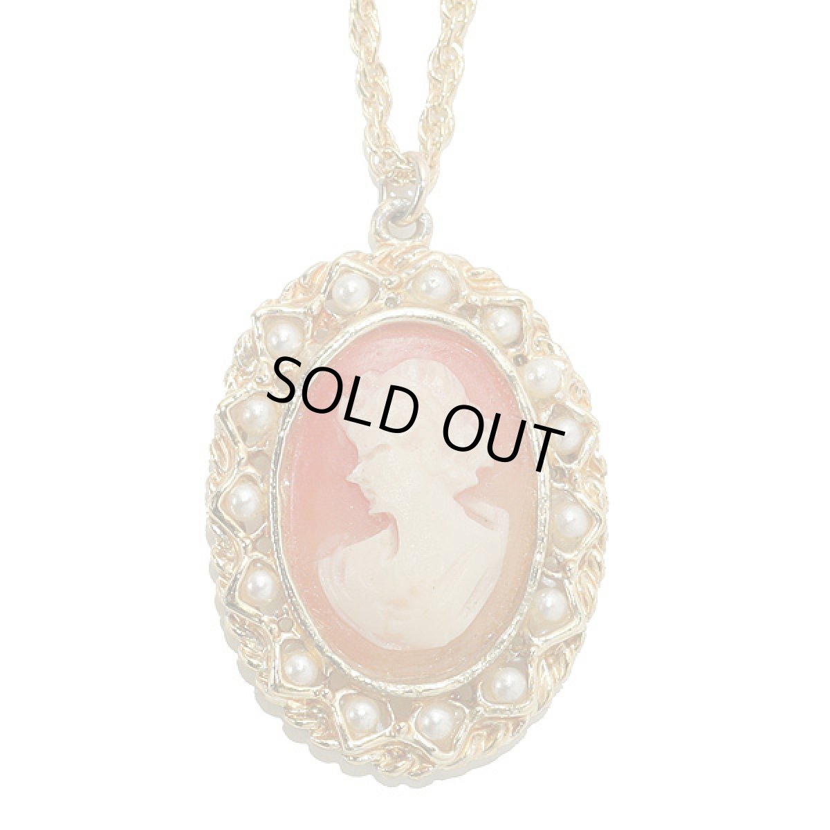 画像2: 1960-80's 美しいモールドカメオ　ヴィンテージネックレス  ジュエリー (2)