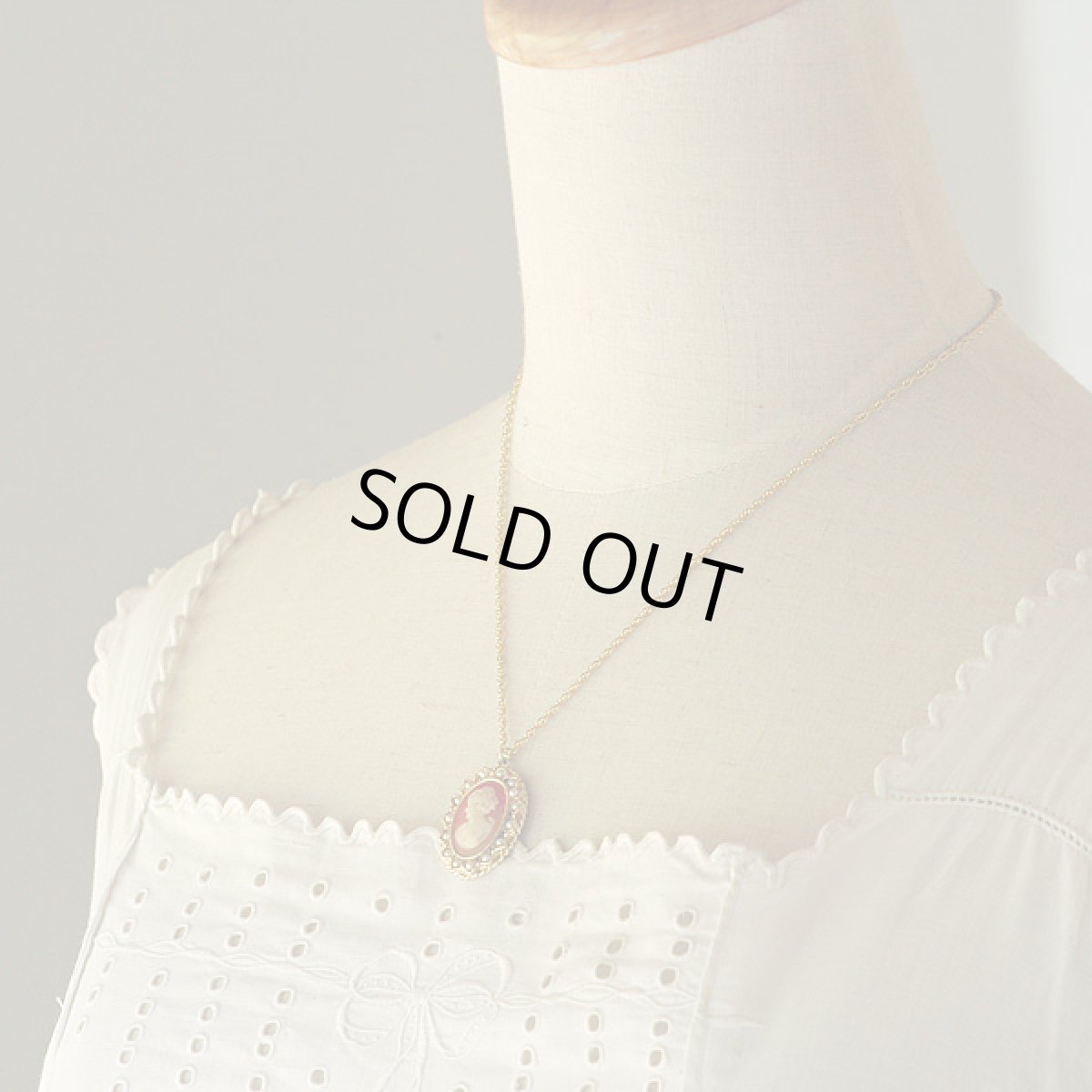 画像3: 1960-80's 美しいモールドカメオ　ヴィンテージネックレス  ジュエリー (3)