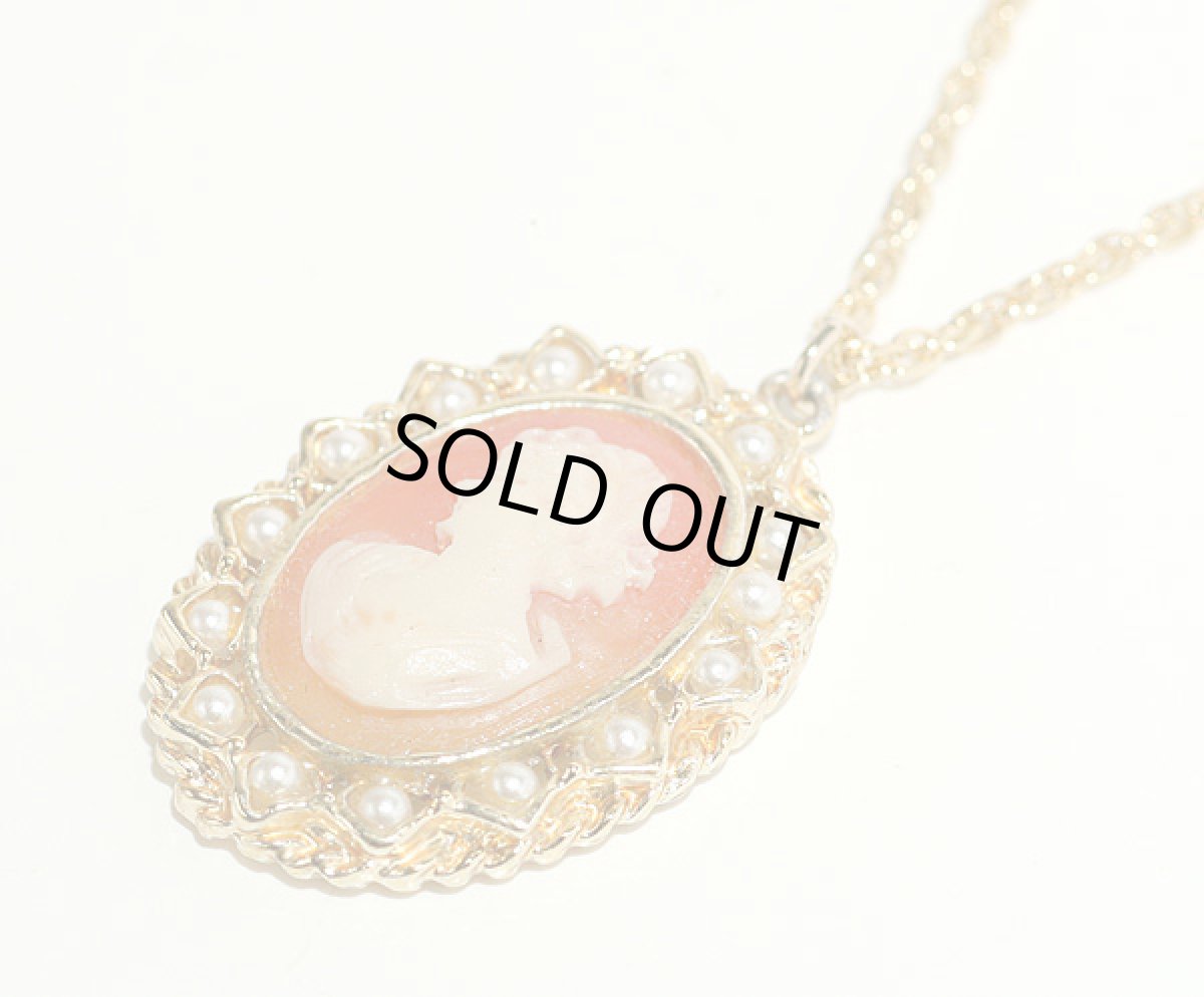 画像5: 1960-80's 美しいモールドカメオ　ヴィンテージネックレス  ジュエリー (5)