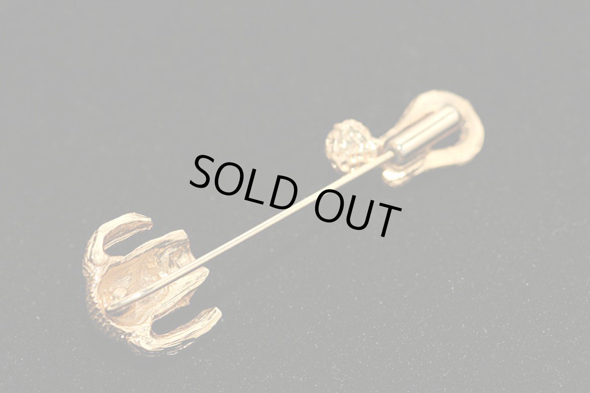 画像9: 英国1960-70s 可愛いプードルのジャボットピン(ハットピン) ヴィンテージジュエリー (9)