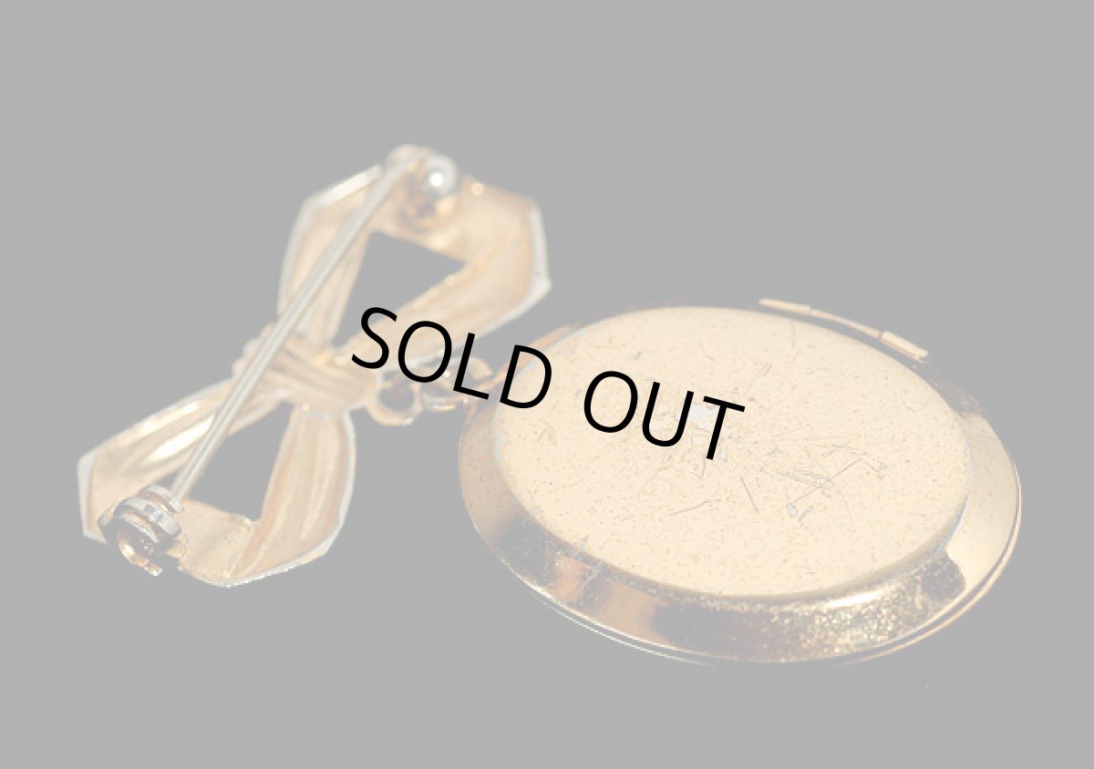 画像6: 英国1960sギロッシュエナメルのロケットブローチヴィンテージジュエリー (6)