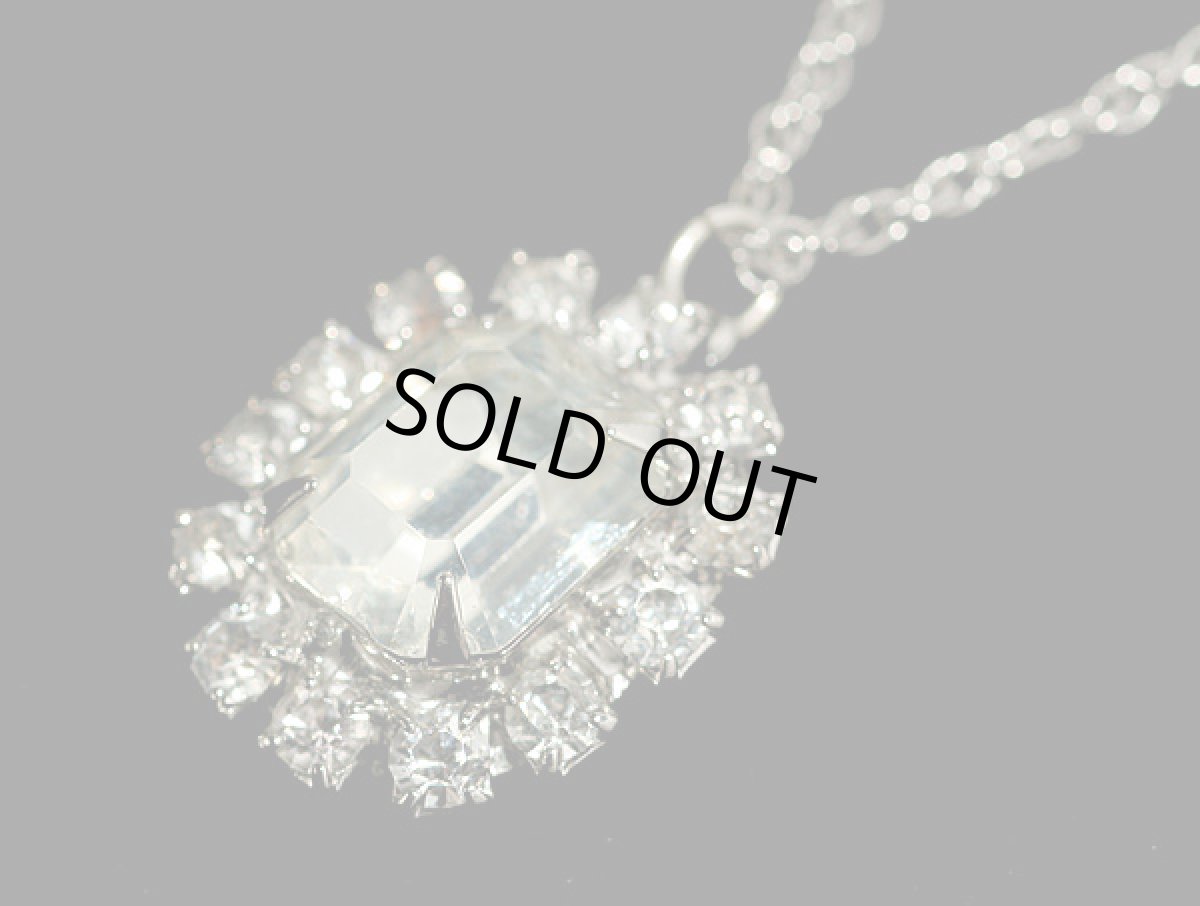 画像11: イギリス 1960-70s ラインストーンの輝くネックレス  (11)