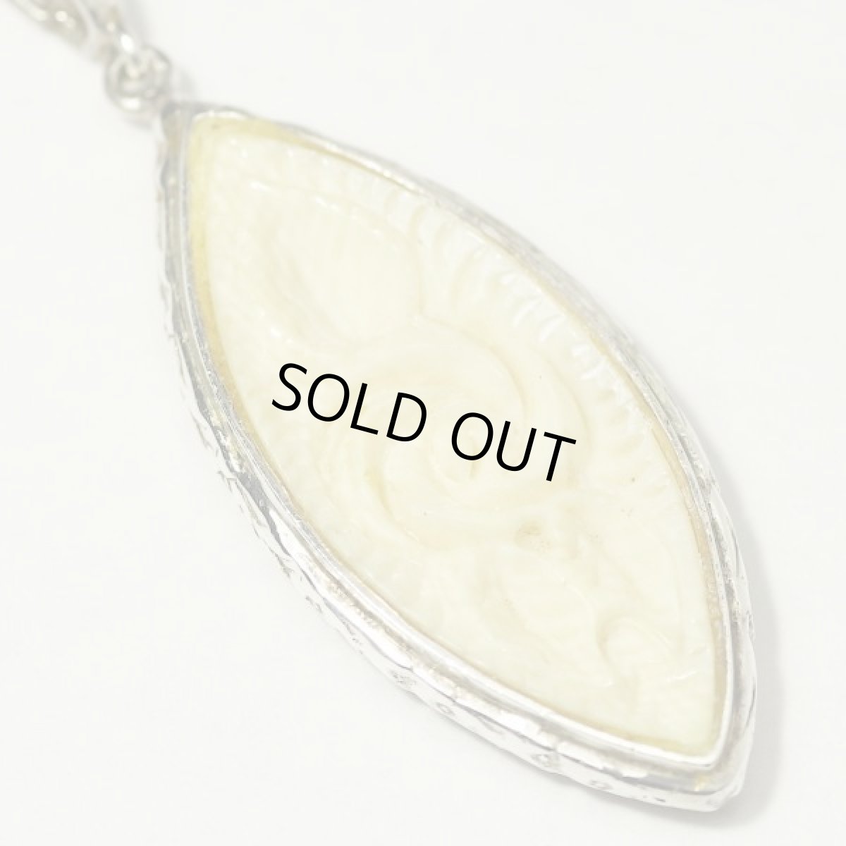 画像3: 英国 シルバー  ローズ薔薇デザイン ヴィンテージ ネックレス ペンダント (3)