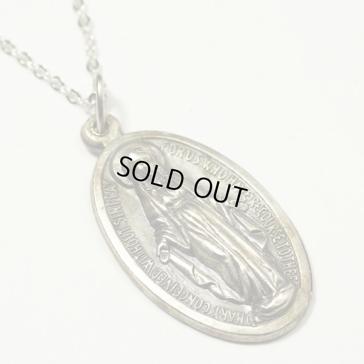 画像6: 不思議のメダイ 刻印ITALY ビンテージ ペンダントネックレス (6)