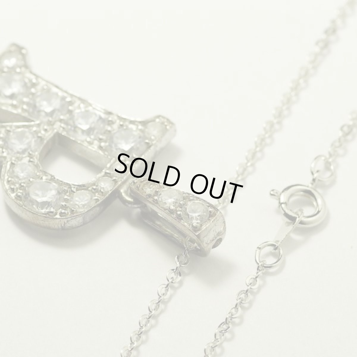 画像5: 英国 アルファベットR ヴィンテージ  ペンダントネックレス (5)