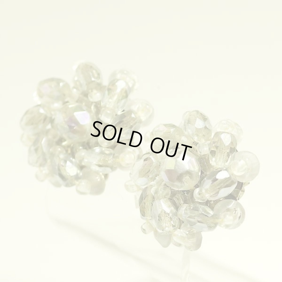 画像3: 西ドイツ ウエストジャーマニー WESTERN GERMANY ヴィンテージコスチュームジュエリー ビーズイヤリング (3)