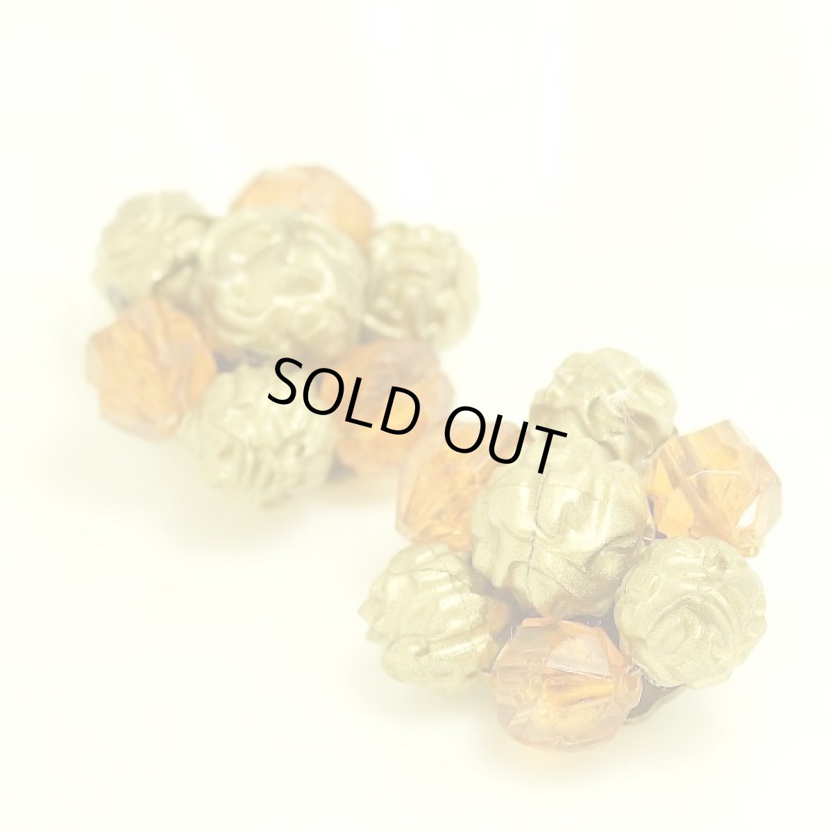 画像9: 西ドイツ ウエストジャーマニー WESTERN GERMANY ヴィンテージコスチュームジュエリー ビーズイヤリング (9)