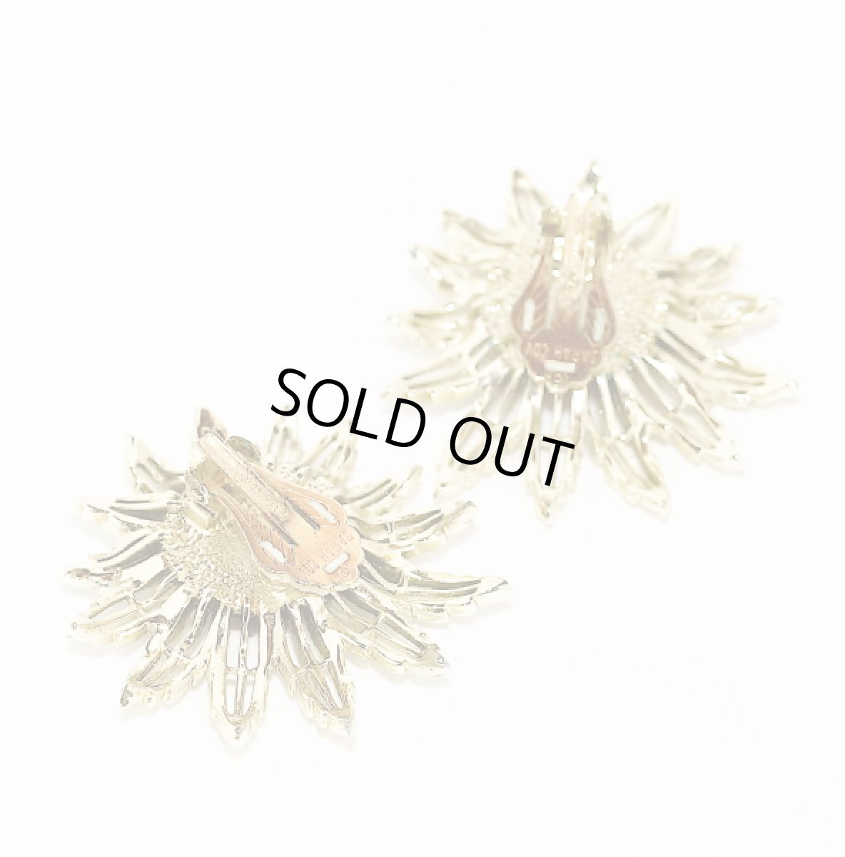 画像11: SARAH COV サラコベントリー 1960s 大きなフラワーイヤリング (11)